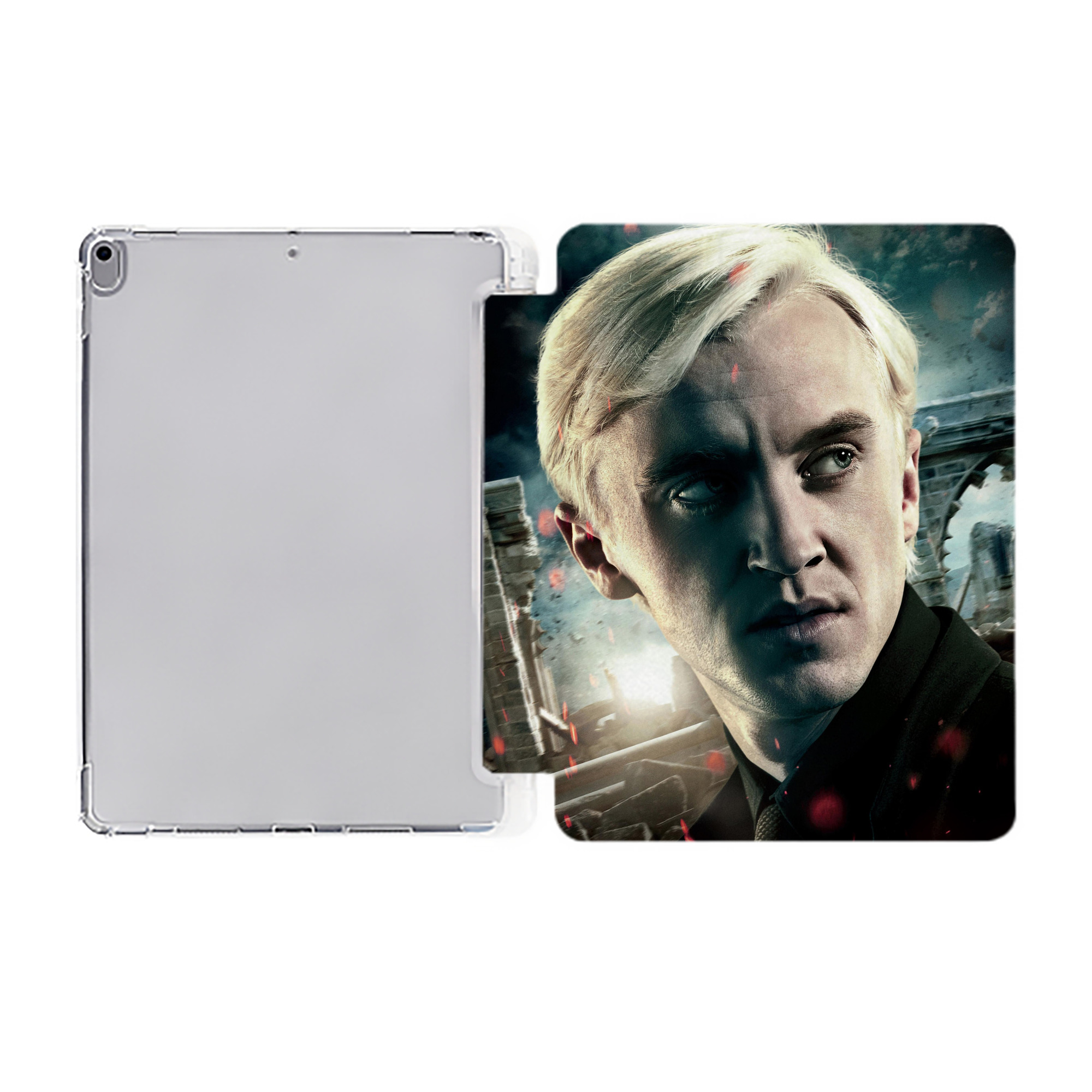 （画像用） Harry Potter ハリー・ポッターシリーズ IPad ケース ペン収納付き 三つ折りスタンド PUレザー×シリコン 対応機種9.5/10.5/10.9インチ